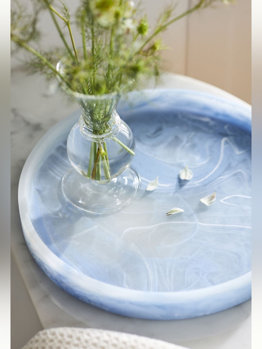 Anthropologie Luna Bath Tray